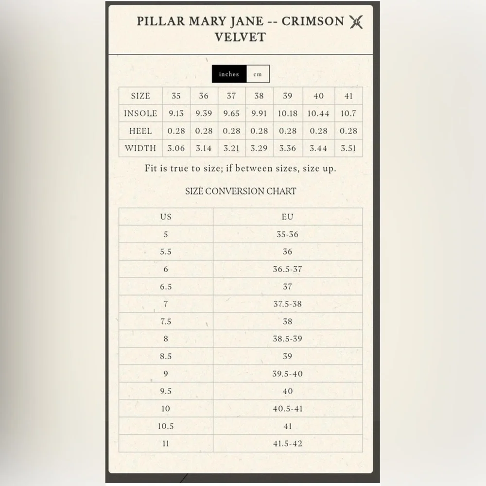 Doen Pillar Mary Jane in Crimson Velvet - Picture 7 of 7